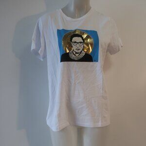 NWT Womens Proof Of Concept White Saint Ruth Tee M